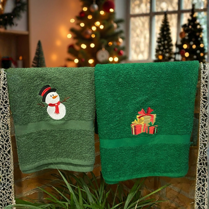 Set de Lujo de Toallas Navideñas por 2